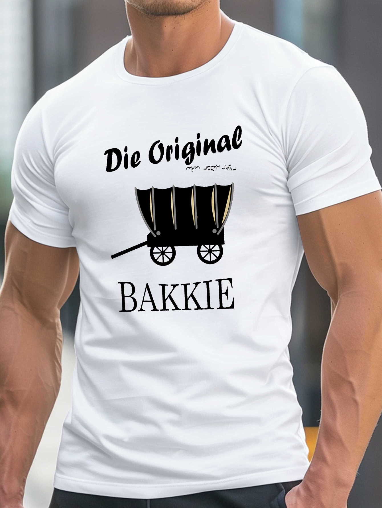 Mens Funny Afrikaans Print T-Shirt